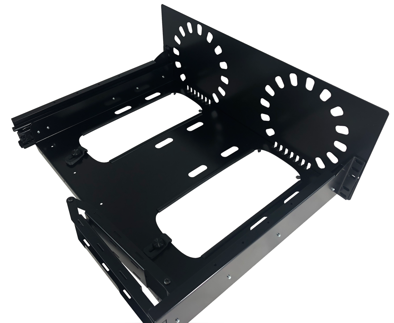 Rear View Mounted Baffle Plate on face of MPR-2X