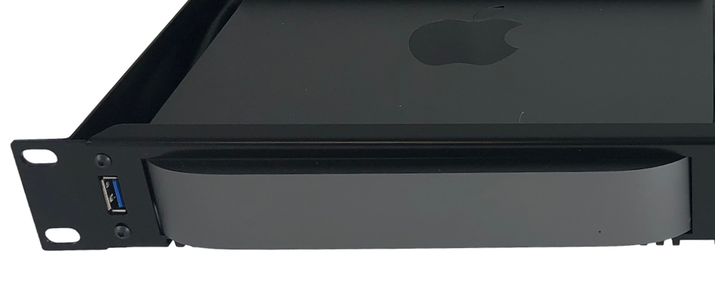 USB 3.0 Cable installed on one side of Rackmount