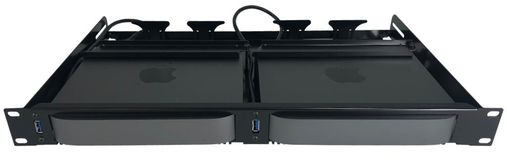 USB 3.0 Cable installed on both Sides of Rackmount