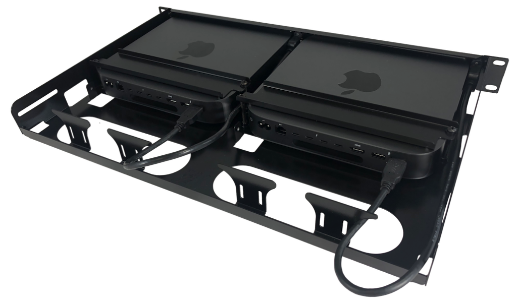 USB 3.0 Cable installed on both Sides of Rackmount