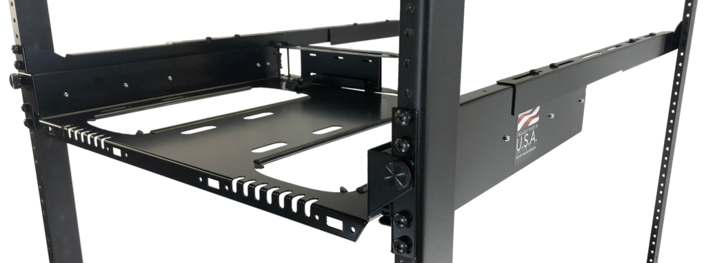 Dual Sliding Rackmount for Apple Mac Pro with Rear Brace