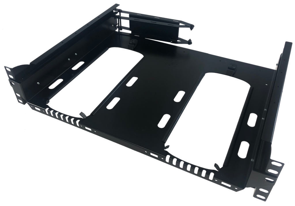 Dual Apple Mac Pro Rack Mount W/Wire Management