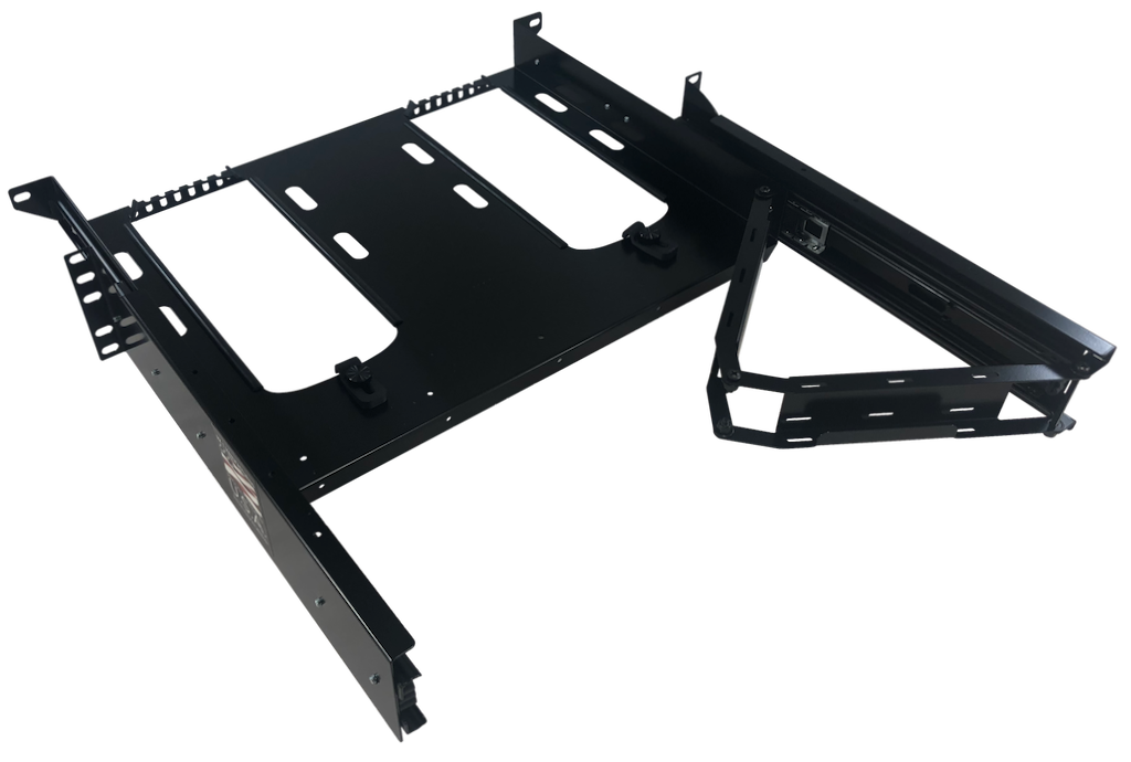 Dual Apple Mac Pro Rack Mount W/Wire Management