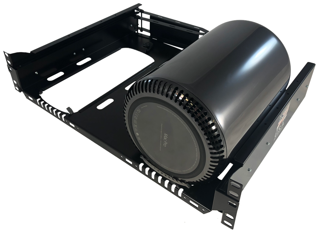 Dual Apple Mac Pro Rack Mount W/Wire Management